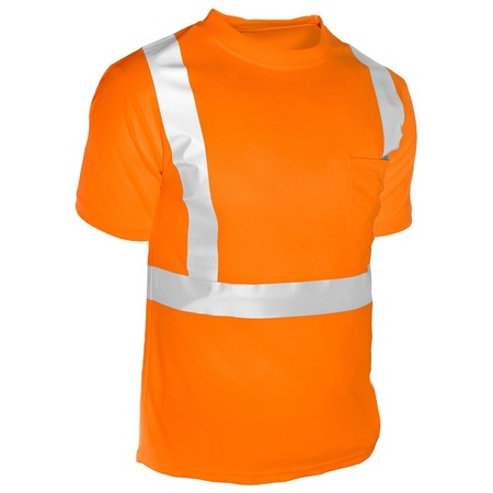 KISHIGO 2X, Orange, Class 2, Short Sleeve Class 2 T-Shirt 9111-2X